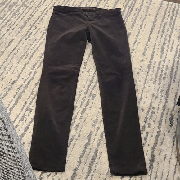 J Brand espresso velour skinny jeans - Picture 2 of 8